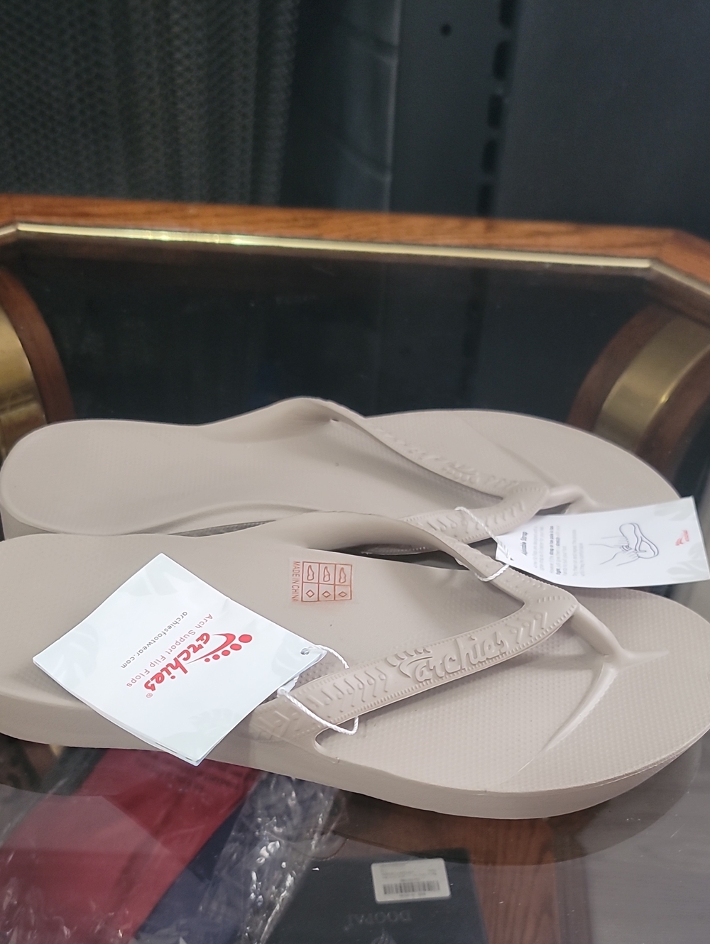 Beige Women's Flip Flop Sandals - Casual Comfort